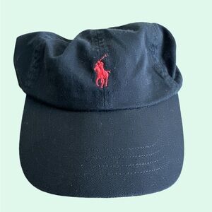 Polo by Ralph Lauren Black and Red Hat